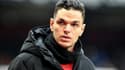 Le nouvel attaquant de Lille, Hatem Ben Arfa, avant le début du match contre Brest, lors de la 20e journée de Ligue 1, le 22 janvier 2022 au Stade Francis-Le Blé