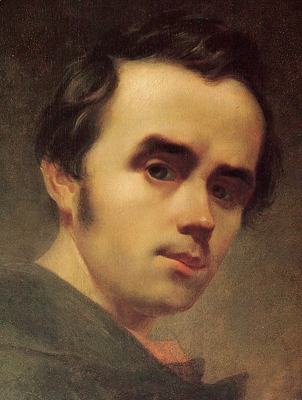 Autoportrait de Taras Chevtchenko en 1840. 