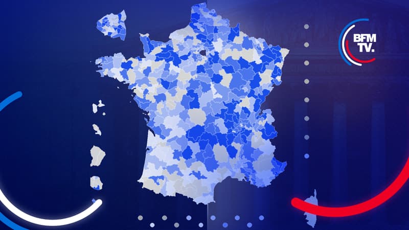 CARTE. Résultats élections législatives 2022: la France du vote LR au premier tour