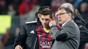 Lionel Messi et Gerardo "Tata" Martino au Barça en 2013-14