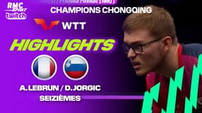 Résumé : A. Lebrun vs D. Jorgic (Champions Chongqing)