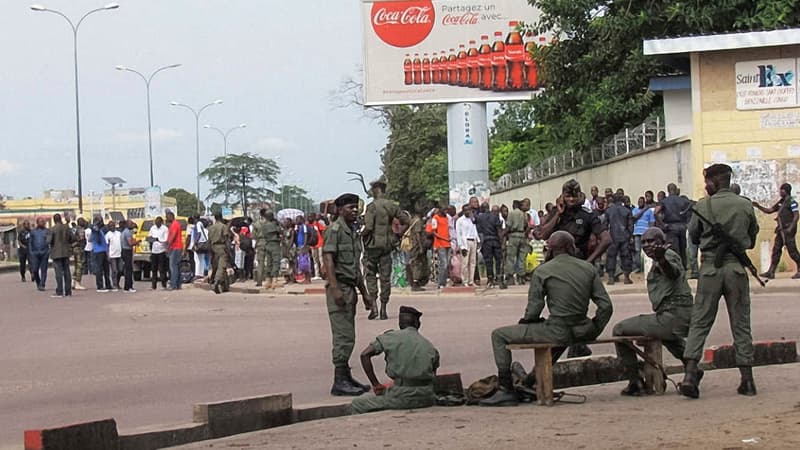 Des patrouilles militaires ont été déployées dans les zones de Brazzaville touchées par des tirs lundi 4 avril 2016.