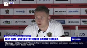 OGC Nice: Melvin Bard et Marcin Bulka présentés à la presse