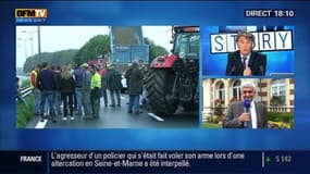 Colère des agriculteurs: "Il faut que Stéphane Le Foll aille voir les éleveurs", a lancé Hervé Morin