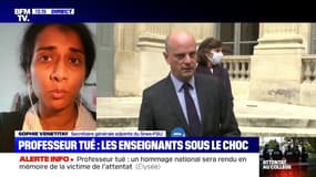 Pour Sophie Venetitay (SNES-FSU), les professeurs doivent être "soutenus et protégés sur le long terme"