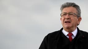 Le candidat à la présidence du parti "La France Insoumise" (LFI), Jean-Luc Mélenchon, lors de son meeting à Marseille, le 27 mars 2022.