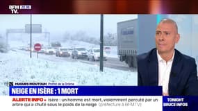 Neige: "Il n'y a pas de naufragé de la route à ce stade" (préfet de la Drôme)