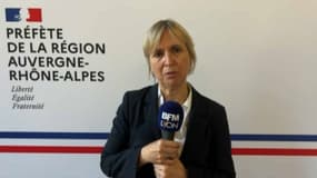 La préfète du Rhône Fabienne Buccio sur l'antenne de BFMTV le mardi 2 mai 2023.