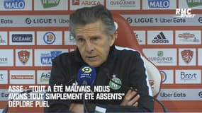Saint-Étienne : "Nous avons tout simplement été absents" déplore Puel
