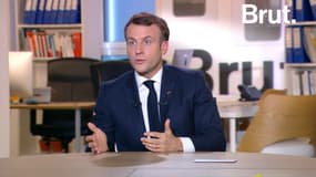 Emmanuel Macron sur Brut