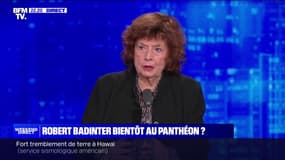 Mort de Robert Badinter: "Il était vraiment très inquiet sur la situation du monde, sur la montée de l'antisémitisme, sur Gaza et Israël", indique la journaliste et écrivaine Michèle Cotta