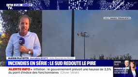 Des habitations détruites par l'incendie à Arles