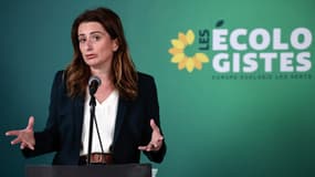 La secrétaire nationale des Écologistes, Marine Tondelier, le 8 décembre 2025 