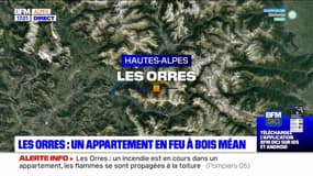 Hautes-Alpes: un appartement en feu dans la station des Orres, une personne portée disparue