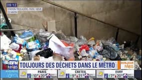 Des détritus répandus dans le métro, la RATP va porter plainte