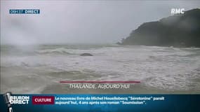 En Thaïlande, des touristes bloqués à l'approche d'une tempête tropicale