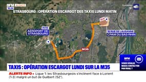 Strasbourg: une opération escargot des taxis prévue ce lundi matin