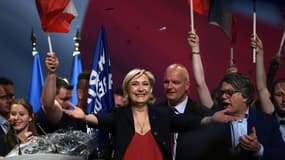 Marine Le Pen à Marseille. 