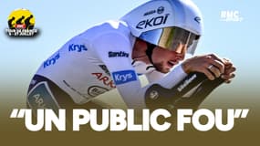 Tour de France (E5) : "Un public fou" Vauquelin aux anges après le chrono