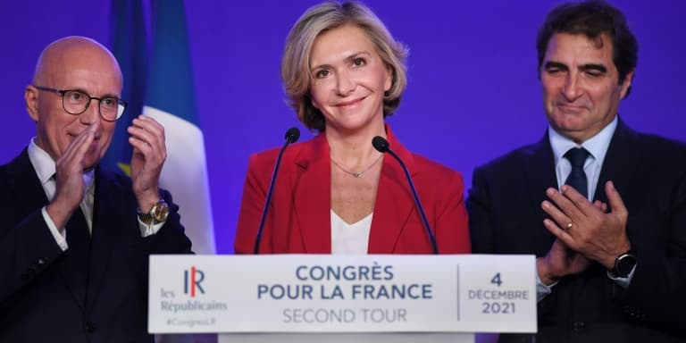 La candidate LR pour l'élection présidentielle 2022, Valérie Pécresse, le 4 décembre 2021 à Paris