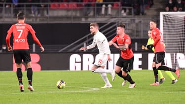 Xeka face à Rennes la saison dernière