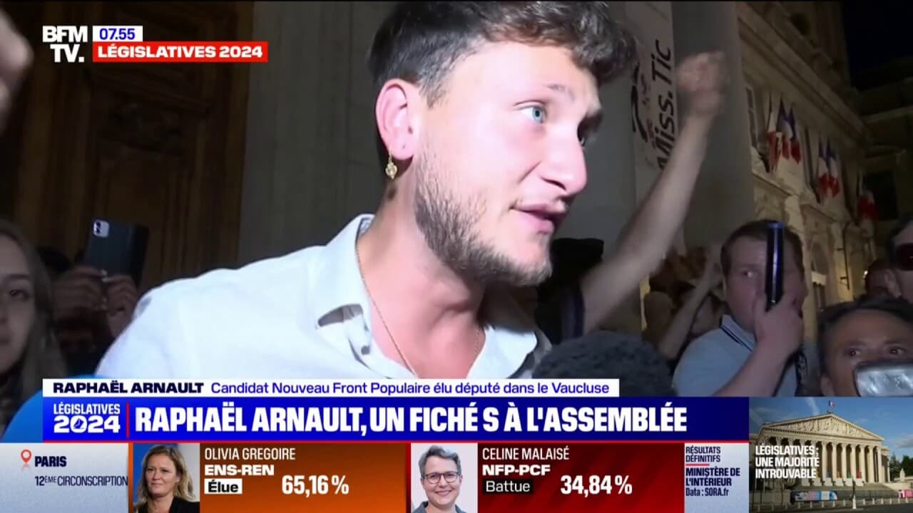 Législatives Raphaël Arnault Candidat Fiché S élu Dans Le Vaucluse