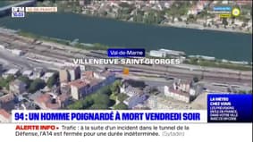 Val-de-Marne: un homme poignardé à mort vendredi soir à Villeneuve-Saint-Georges