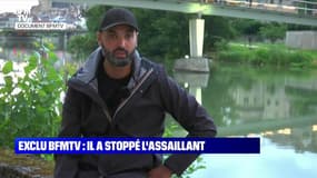 Exclu BFMTV: il a stoppé l'assaillant - 10/07