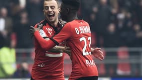 Kamil Grosicki et Ousmane Dembélé