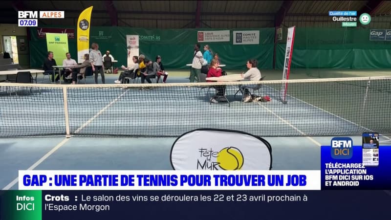 Gap: une partie de tennis pour trouver un travail