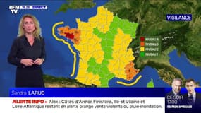 Tempête Alex: le Morbihan placé en vigilance rouge par Météo France