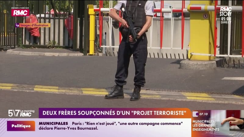 Deux frères soupçonnés d'un "projet terroriste"