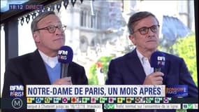 Notre-Dame de Paris: "une cathédrale éphémère sera installée sur le parvis de la cathédrale", assure Mgr Patrick Chauvet, recteur de la cathédrale 