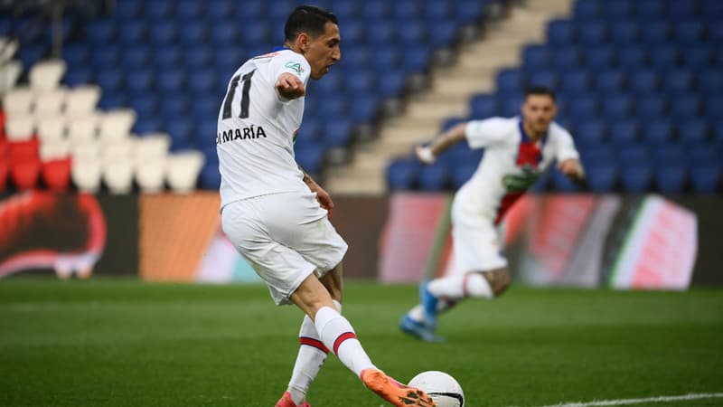 PSG-Angers: le coup du foulard magnifique de Di Maria sur le but d'Icardi