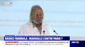 Didier Raoult: "Il y a une mortalité qui est deux fois plus faible à Marseille qu'à Paris parmi les cas diagnostiqués"