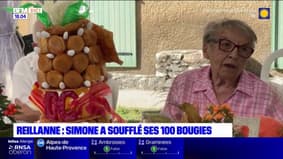 Reillanne: Simone a soufflé ses 100 bougies 