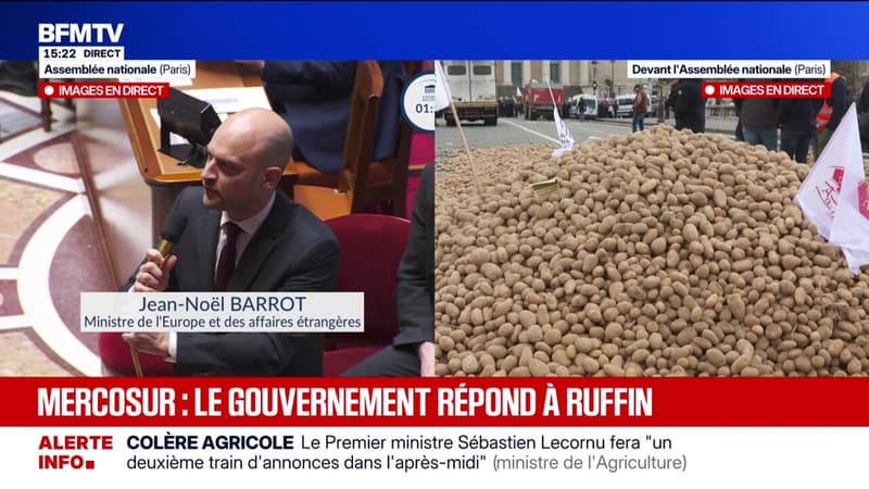 Mercosur: "C'est au Parlement européen qu'il faut mener la résistance" prône le ministre de l'Europe
