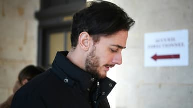 Le chanteur marocain Saad Lamjarred à la cour d'assises de Paris, le 21 février 2023