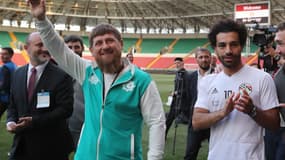Ramzan Kadyrov et Mohamed Salah