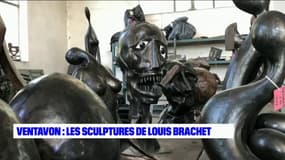 Ventavon: les sculptures de l'artiste Louis Brachet sont à découvrir dans son atelier 