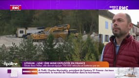 Mine de lithium : "c'est très positif pour notre bassin", explique Frédéric Dalaigre, maire d'Echassières.