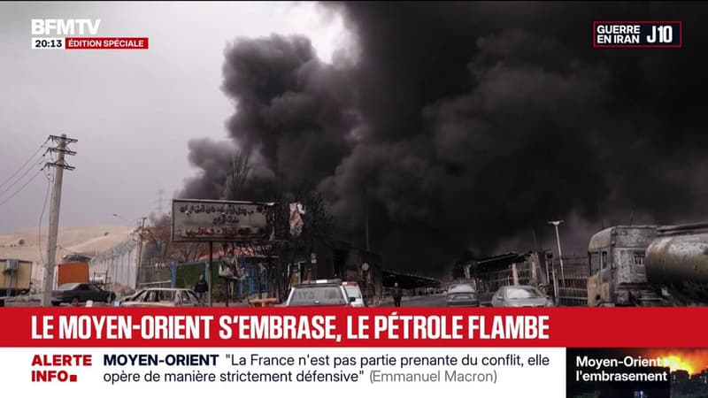 À Téhéran, l'inquiétude de la population après des frappes sur des dépôts pétroliers