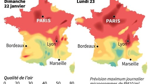 Pollution de l'air aux particules fines PM10