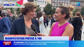 "Une colère populaire qui s'exprime": Jeanne Barseghian est présente au rassemblement Place Kléber