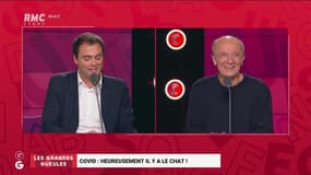 Echange de fleurets mouchetés entre Philippe Geluck et Charles Consigny 