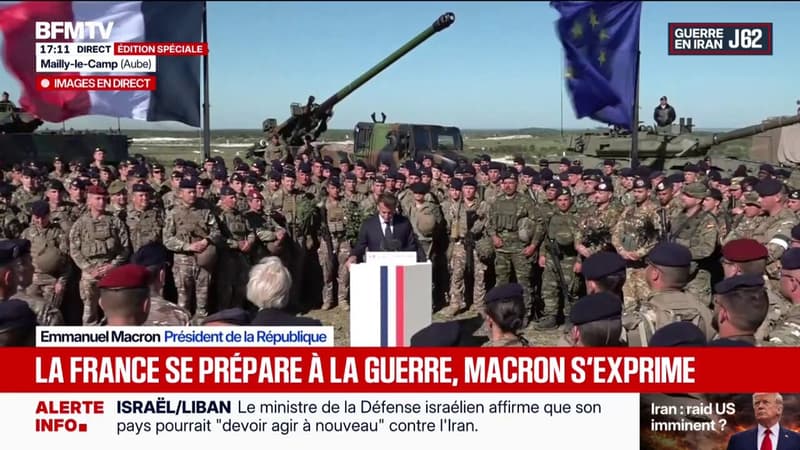 Emmanuel Macron observe une minute de silence en hommage aux soldats français morts en Irak et au Liban
