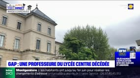 Gap: une professeure du Lycée Centre est morte ce week-end 