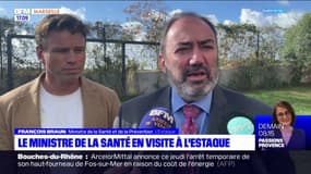 Marseille: le ministre de la Santé en visite à l'Estaque