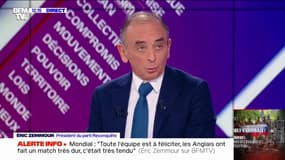 "Cette Coupe du monde se passe très bien": Éric Zemmour évoque "des polémiques désuètes" sur le Mondial au Qatar