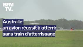  Australie: un avion, avec trois personnes à son bord, atterrit sans train d'atterrissage sans faire de victime 